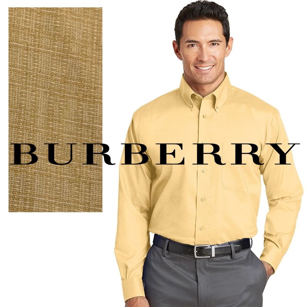 Burberry Microplaid Button Down Shirt Medium